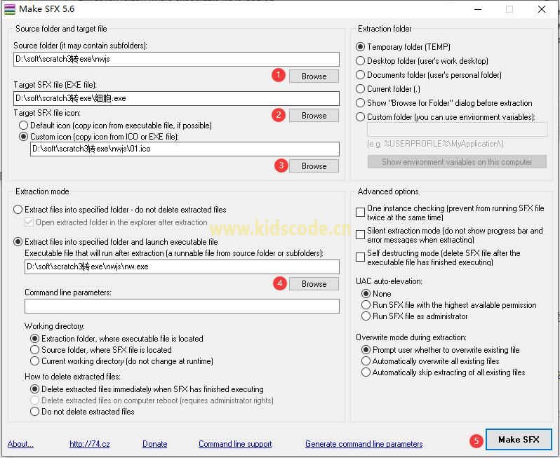 scratch3的作品如何轉(zhuǎn)換成exe文件